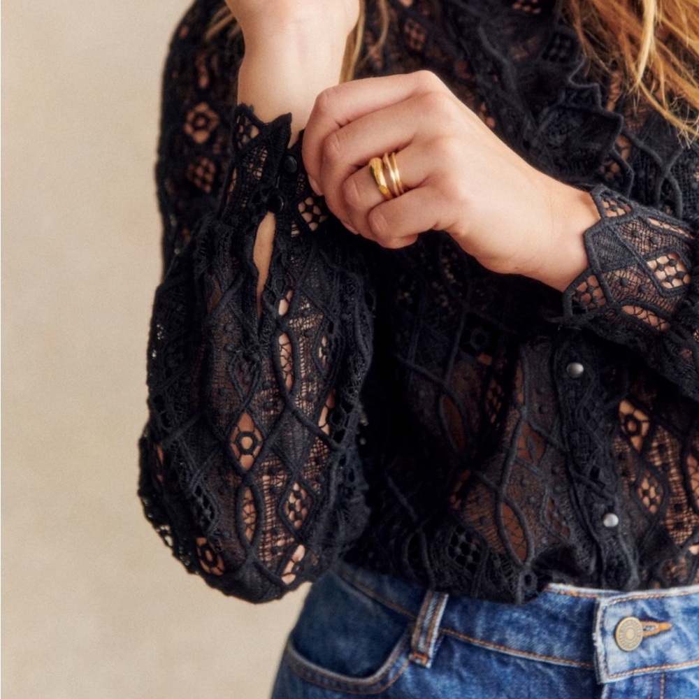 New with tag Sezane Chlo top - Picture 5 of 6
